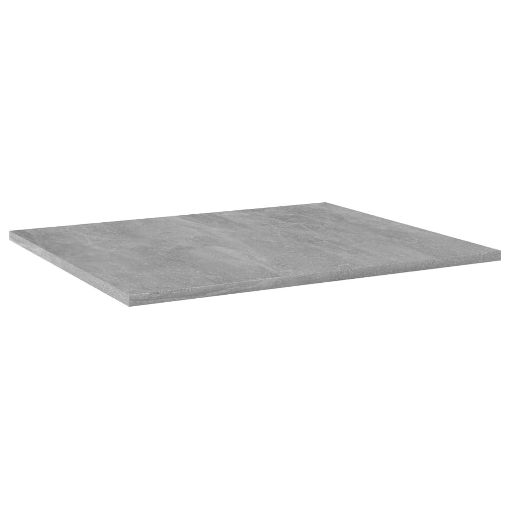 Bookshelf Boards 8 pcs Concrete Grey 60x50x1.5 cm Engineered Wood