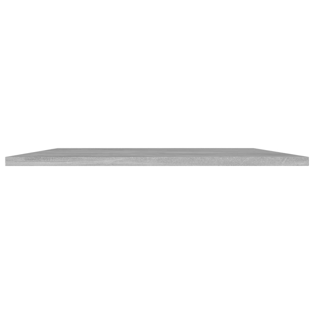 Bookshelf Boards 8 pcs Concrete Grey 60x50x1.5 cm Engineered Wood
