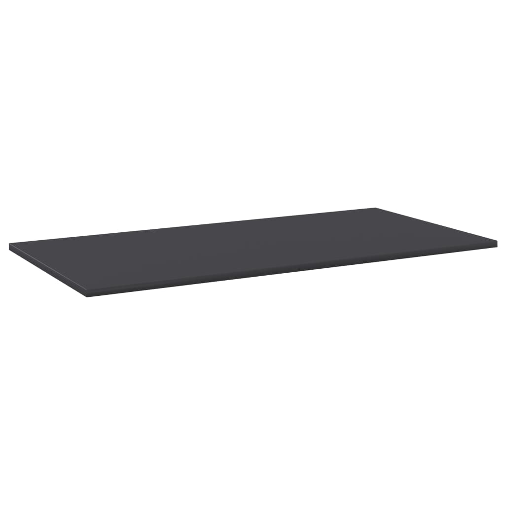805303 vidaXL Bookshelf Boards 8 pcs Grey 80x20x1,5 cm Engineered Wood