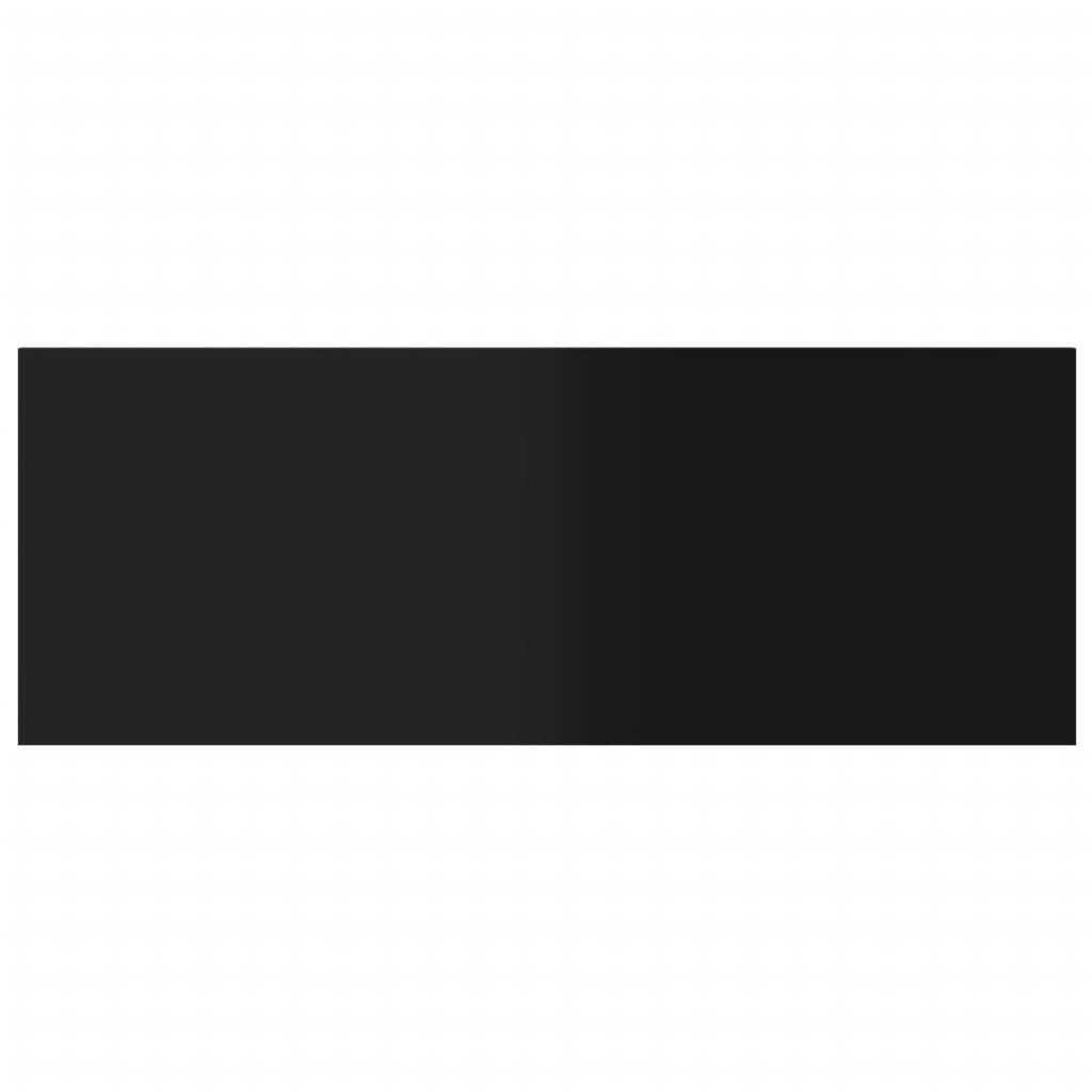 805327 vidaXL Bookshelf Boards 8 pcs High Gloss Black 80x30x1,5 cm Engineered Wood