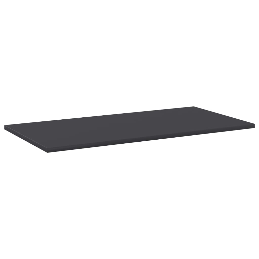 Bookshelf Boards 8 pcs Grey 80x40x1.5 cm Engineered Wood