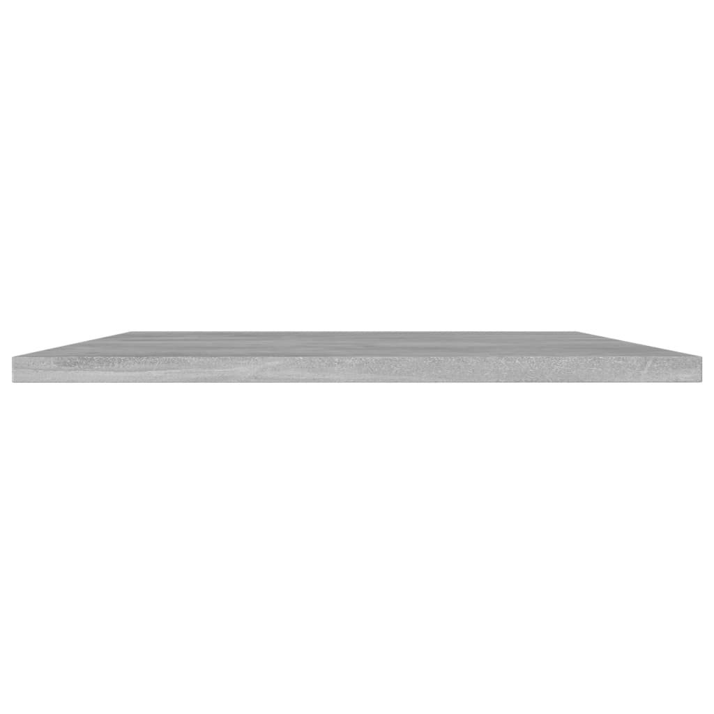 Bookshelf Boards 4 pcs Concrete Grey 80x40x1.5 cm Engineered Wood