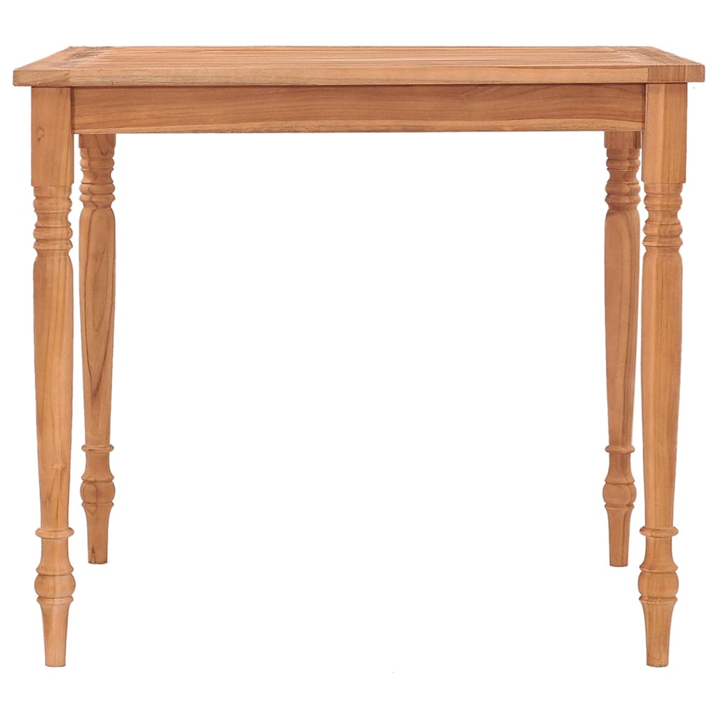 vidaXL Batavia Table 85x85x75 cm Solid Teak Wood