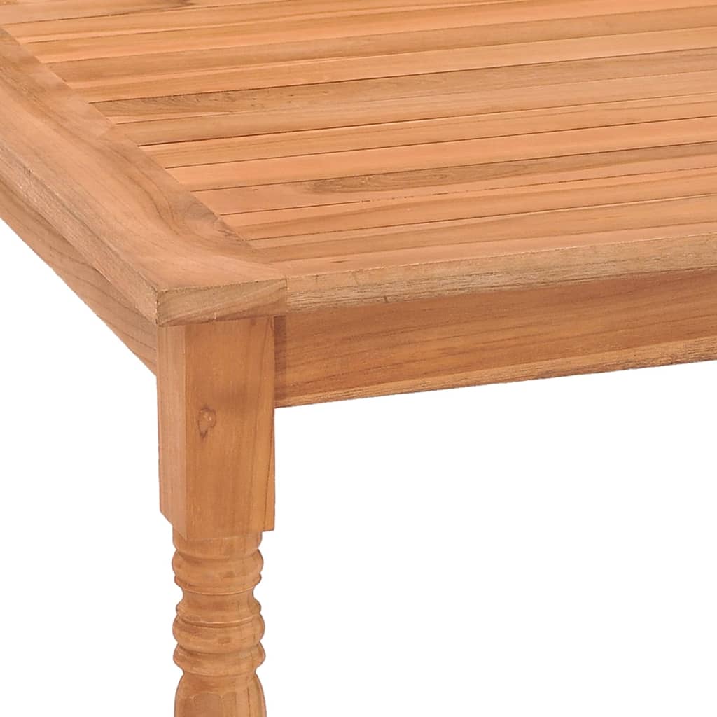 vidaXL Batavia Table 85x85x75 cm Solid Teak Wood