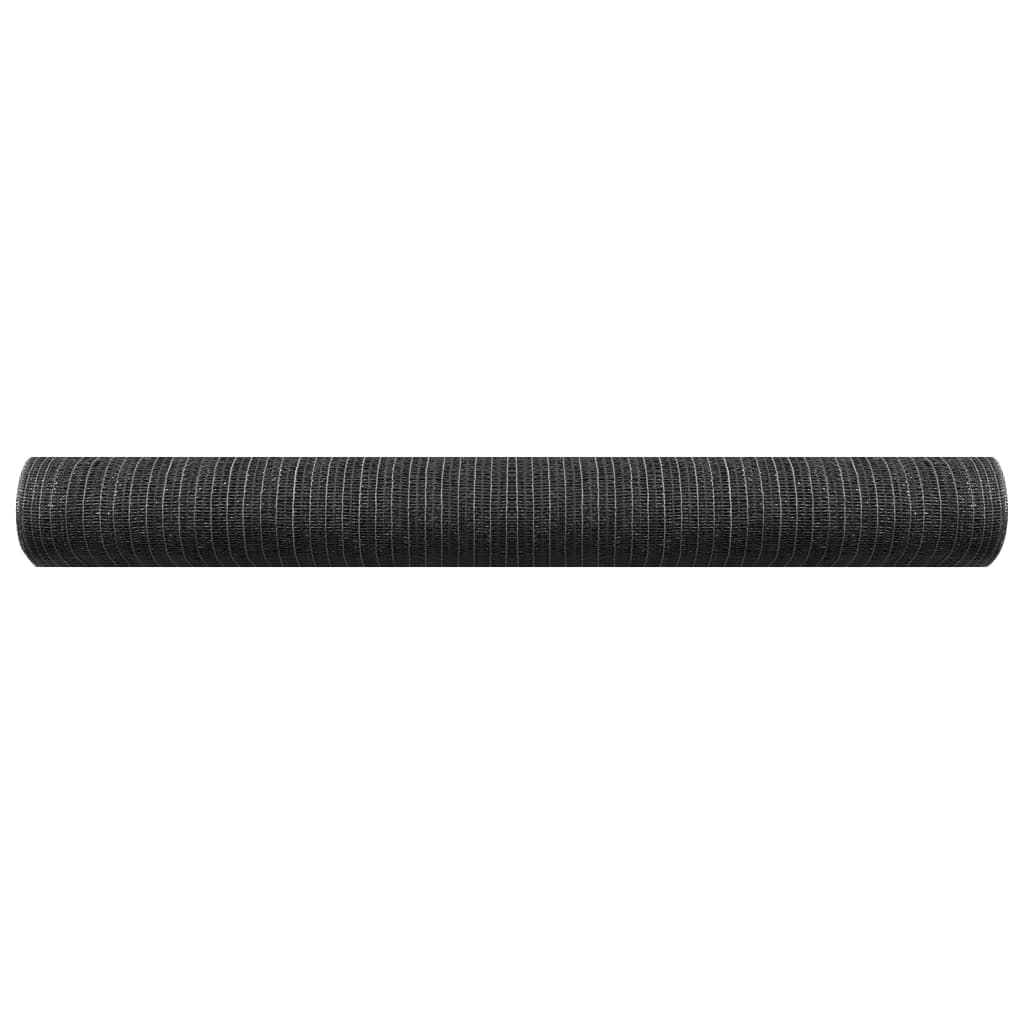 Privacy Net Anthracite 1.2x25 m HDPE 195 g/m²