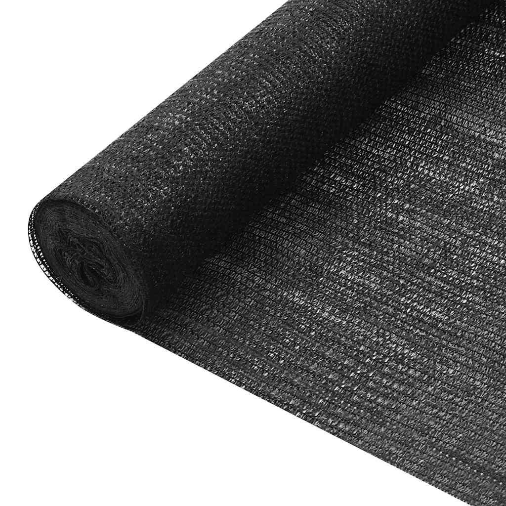 Privacy Net Black 3.6x50 m HDPE 75 g/m²