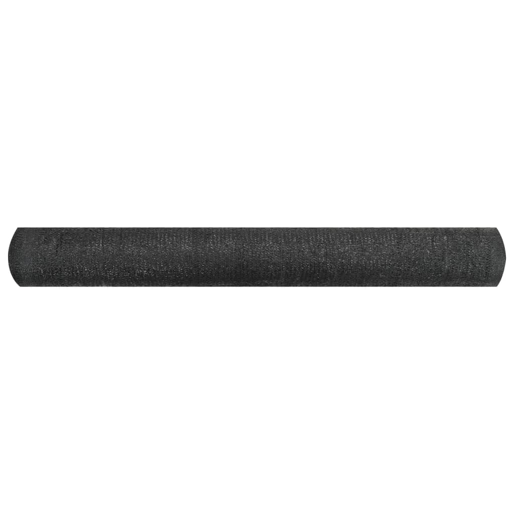 Privacy Net Black 1.2x25 m HDPE 150 g/m²