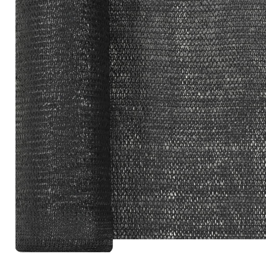 Privacy Net Black 3.6x50 m HDPE 150 g/m²