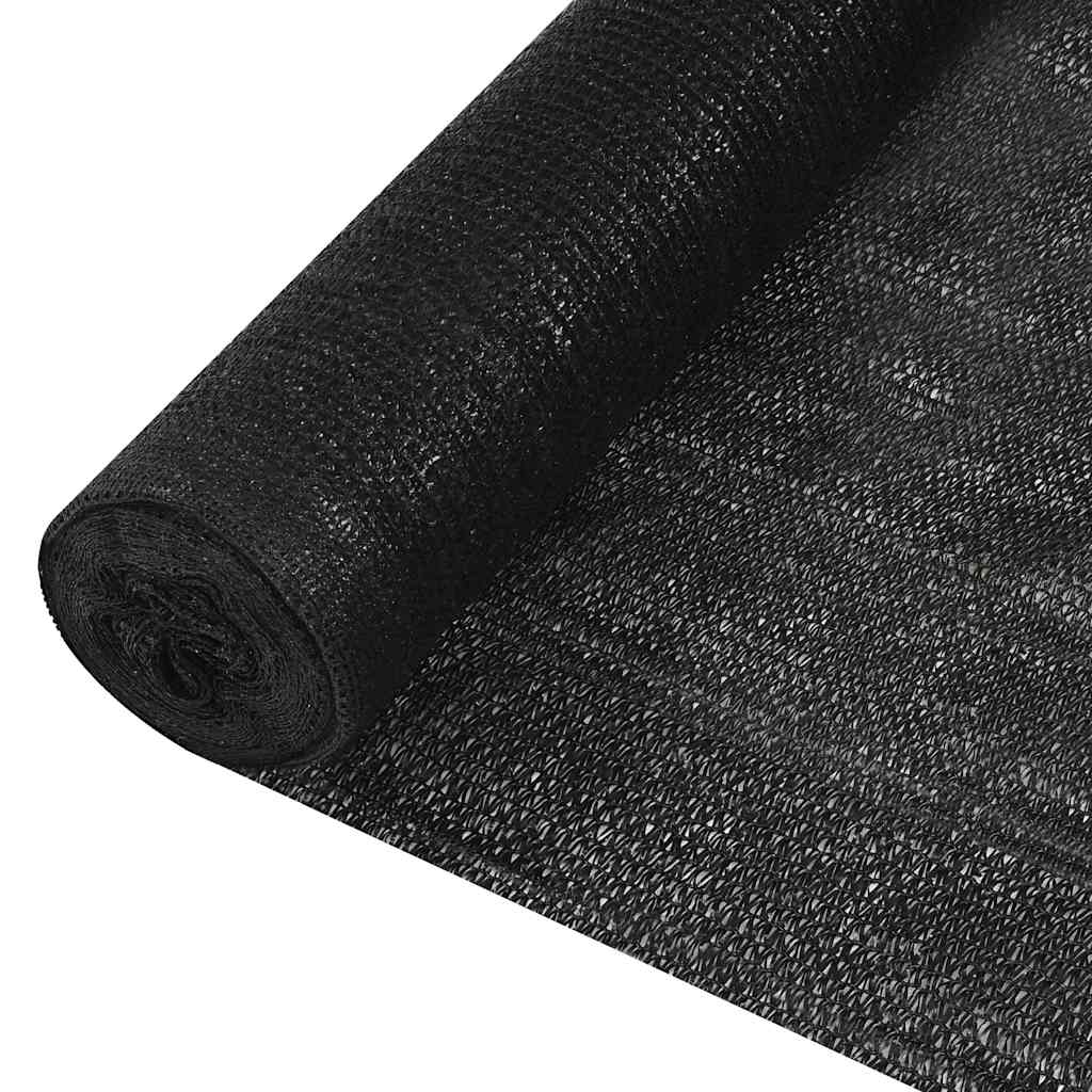 Privacy Net Black 1,5x50 m HDPE 195 g/m²