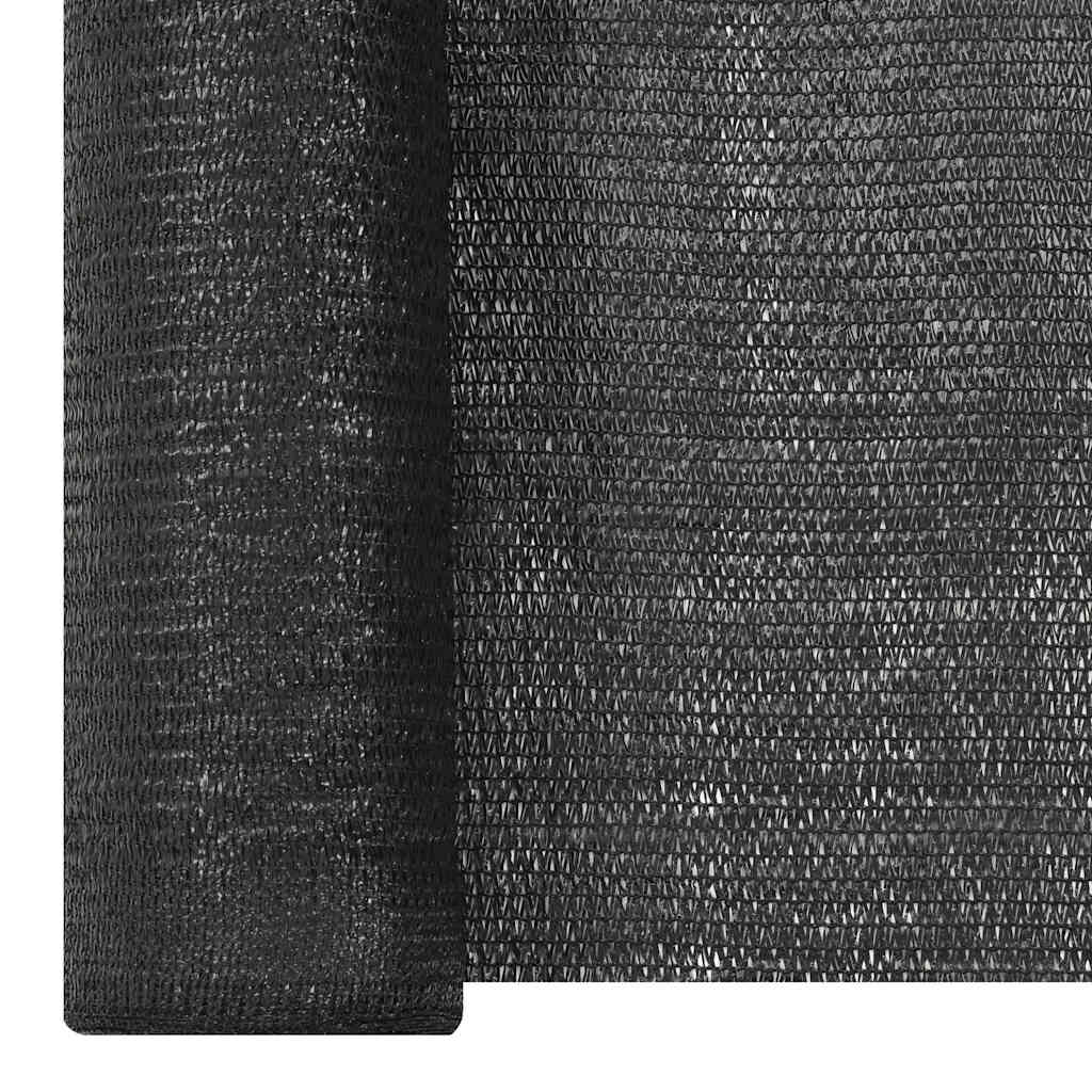 Privacy Net Black 1,5x50 m HDPE 195 g/m²