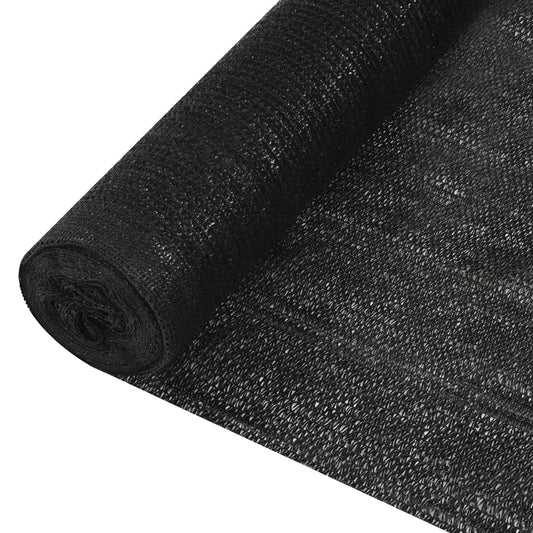 vidaXL Privacy Net Black 1.8x25 m HDPE 195 g/m²