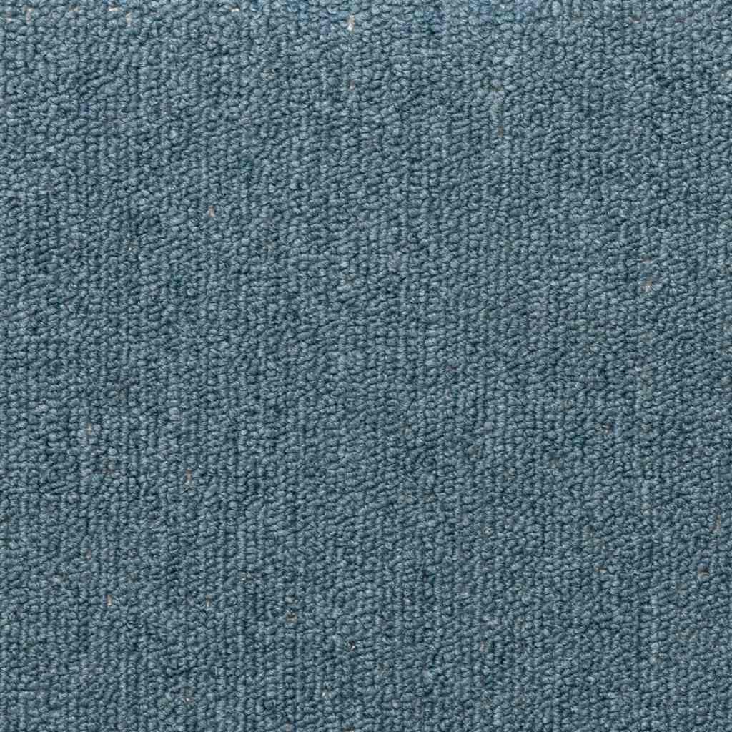 Stair Mats 15 pcs 65x21x4 cm Sea Blue Rectangular Edge