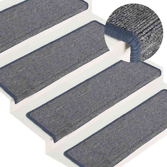 Stair Tread | Set of 15 | Purple and Blue | 100% Polypropylene