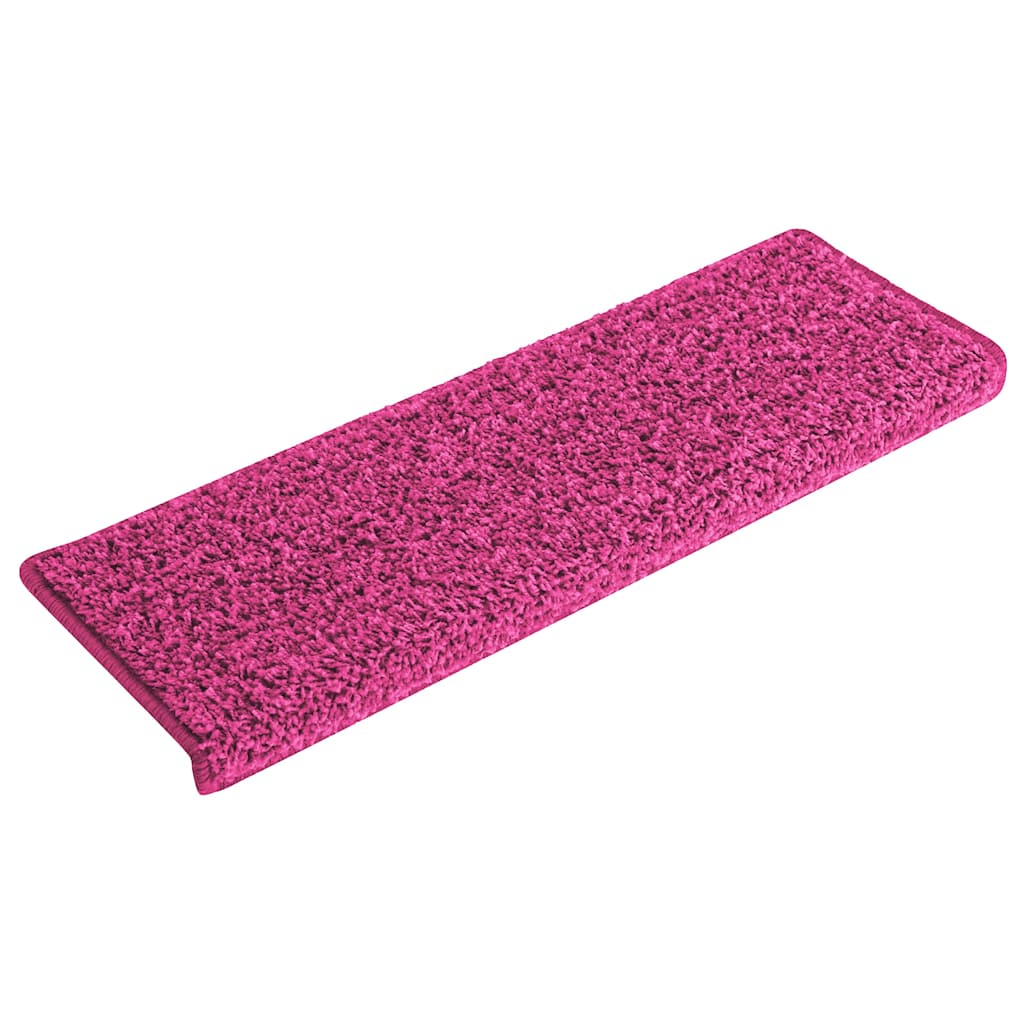 Stair Mats 15 pcs 65x21x4 cm Pink Rectangular Edge