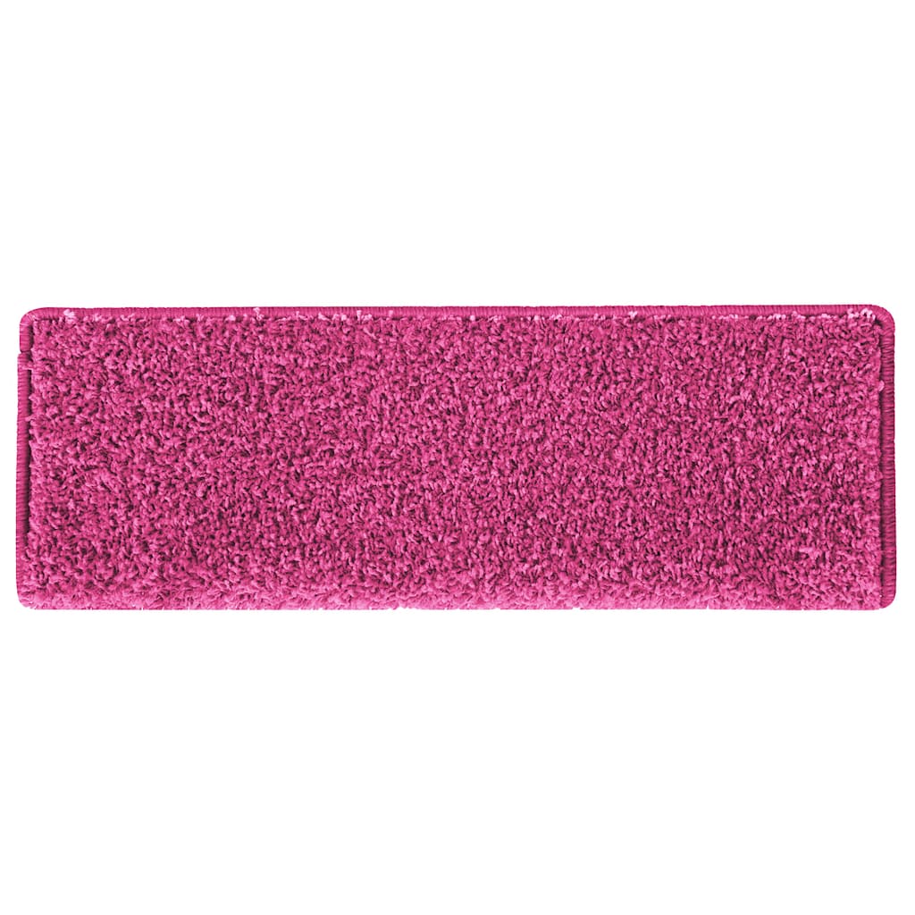 Stair Mats 15 pcs 65x21x4 cm Pink Rectangular Edge