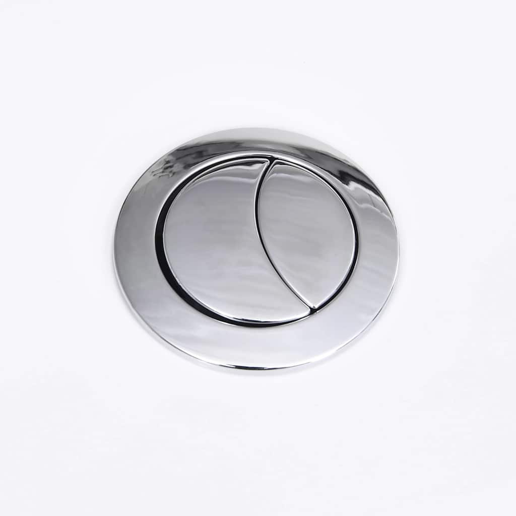WC Ceramic Toilet Bathroom Round Toilet Bottom Water Flow White
