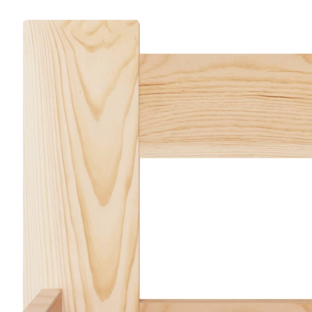 Bed Frame | Natural Wood | Solid Pine Wood, Plywood | Single | Tough