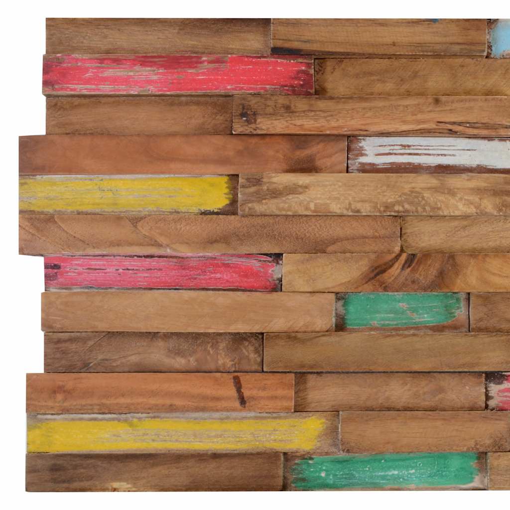 Wall Cladding Panels 10 pcs 1.03 m² Solid Teak Wood