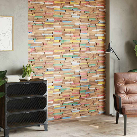 Wall Cladding Panels 10 pcs 1,03 m² Solid Teak Wood