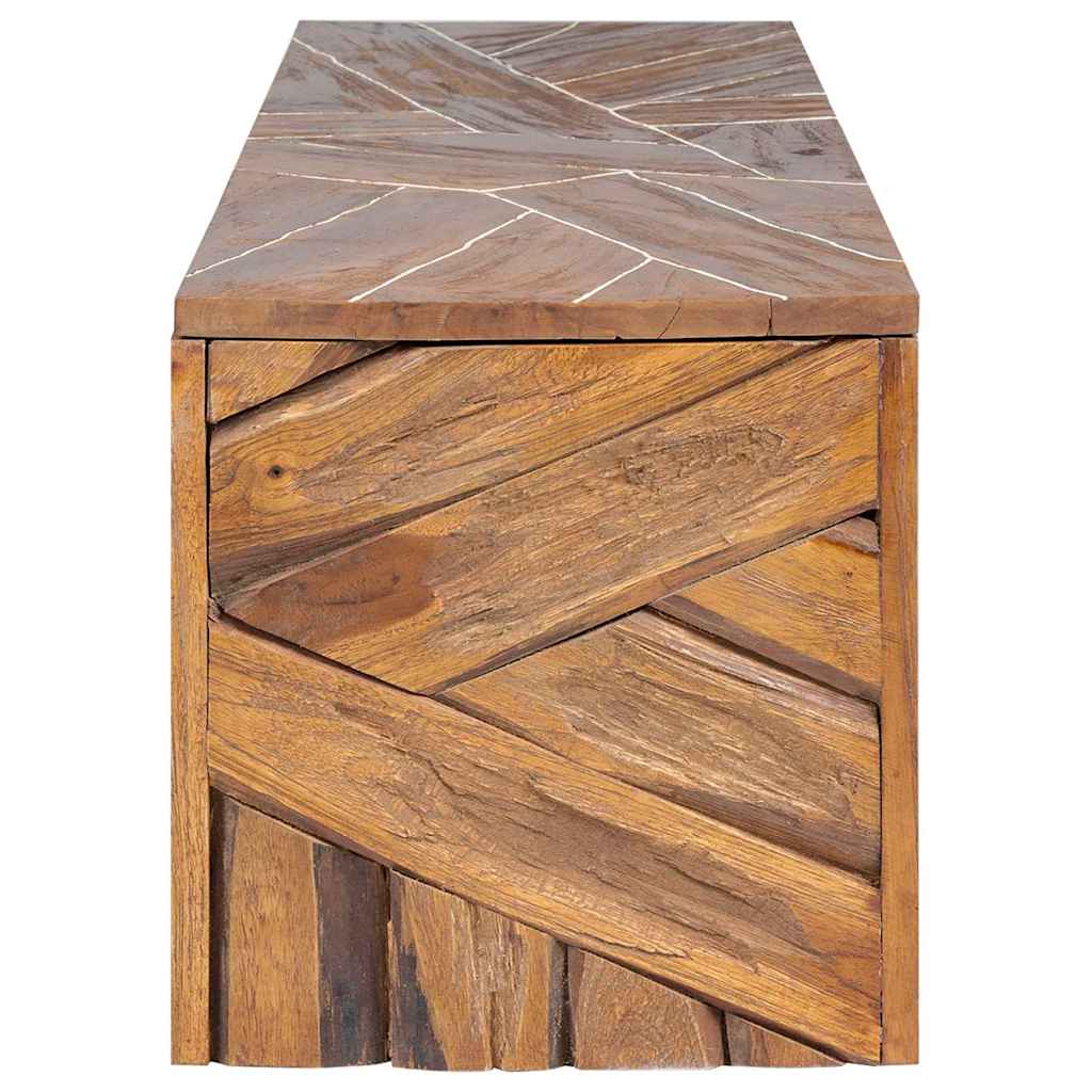 326176 vidaXL TV Stand 110x60x38 cm Solid Teak Wood