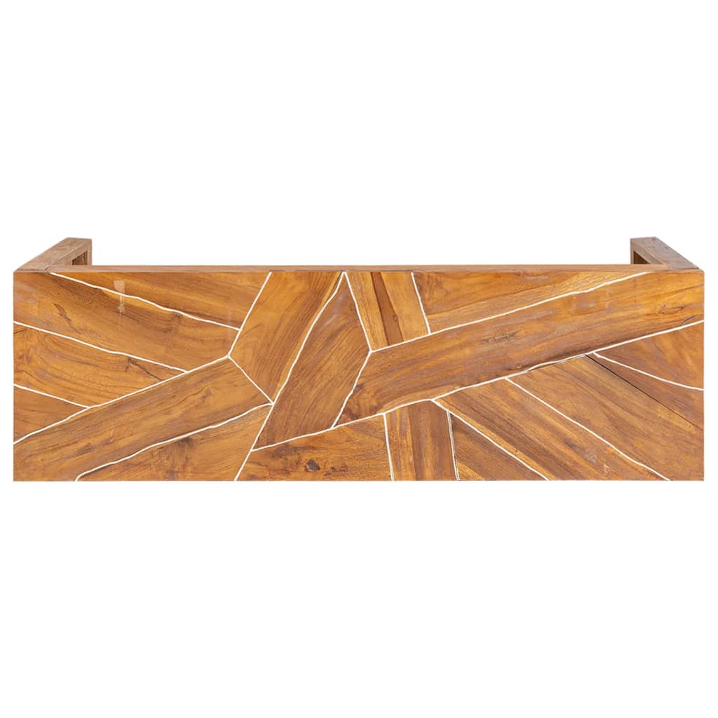 326176 vidaXL TV Stand 110x60x38 cm Solid Teak Wood