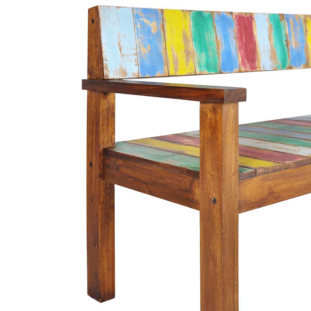 326182 vidaXL Bench 115 cm Solid Reclaimed Wood