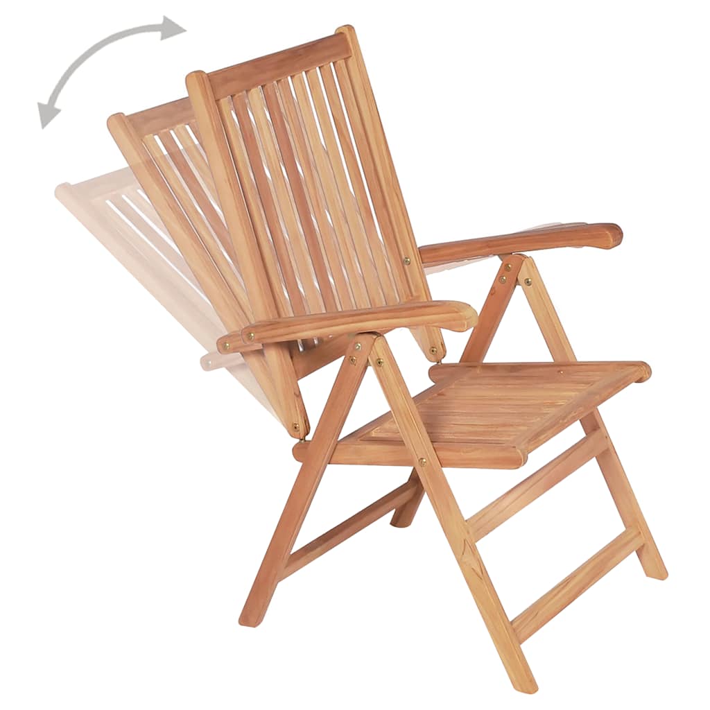 Garden Chair | Set of 6 | Teak | Solid teak wood | Foldable