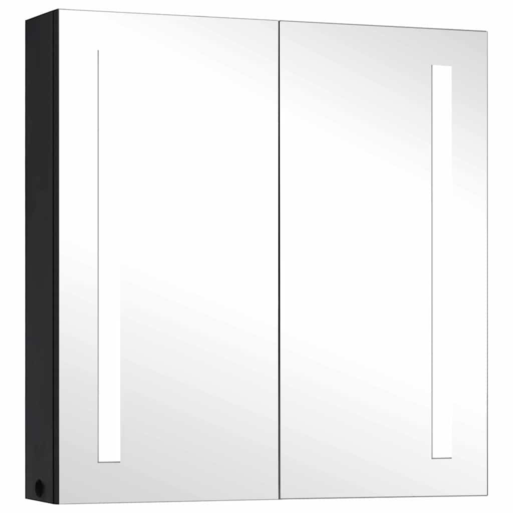 325542 vidaXL LED Bathroom Mirror Cabinet 62x14x60 cm