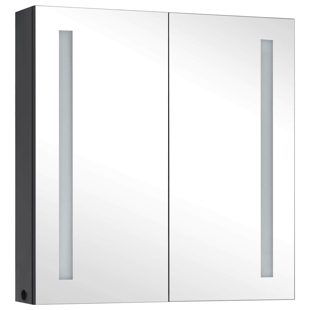 325542 vidaXL LED Bathroom Mirror Cabinet 62x14x60 cm