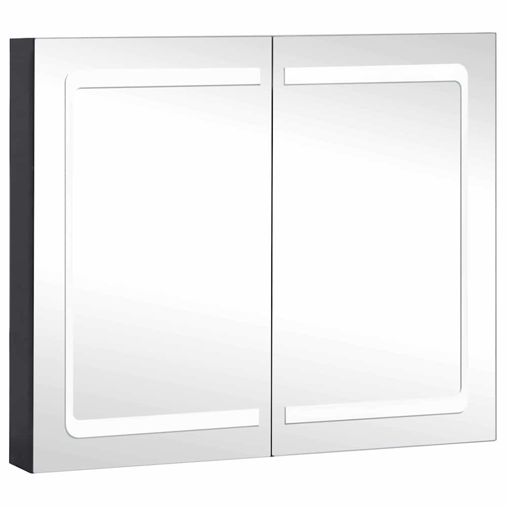 325545 vidaXL LED Bathroom Mirror Cabinet 80x12,2x68 cm
