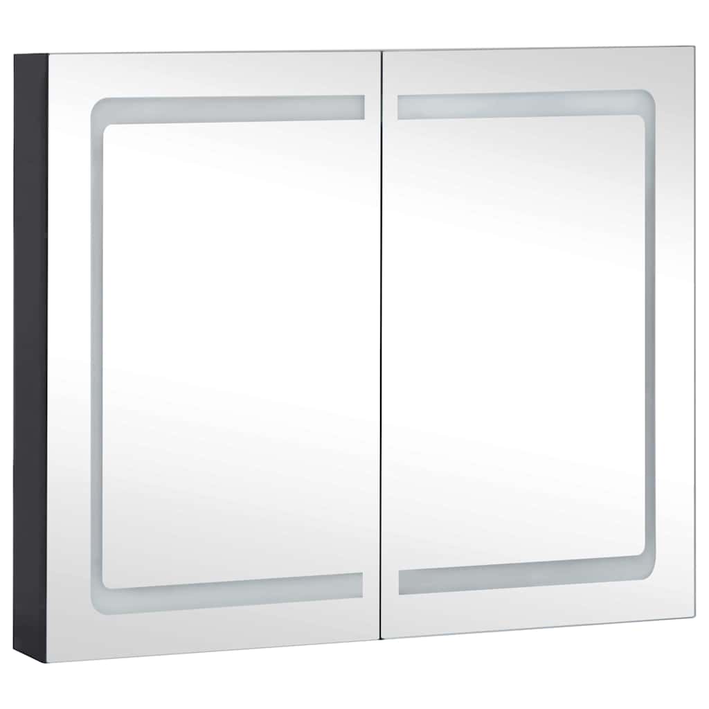 325545 vidaXL LED Bathroom Mirror Cabinet 80x12,2x68 cm
