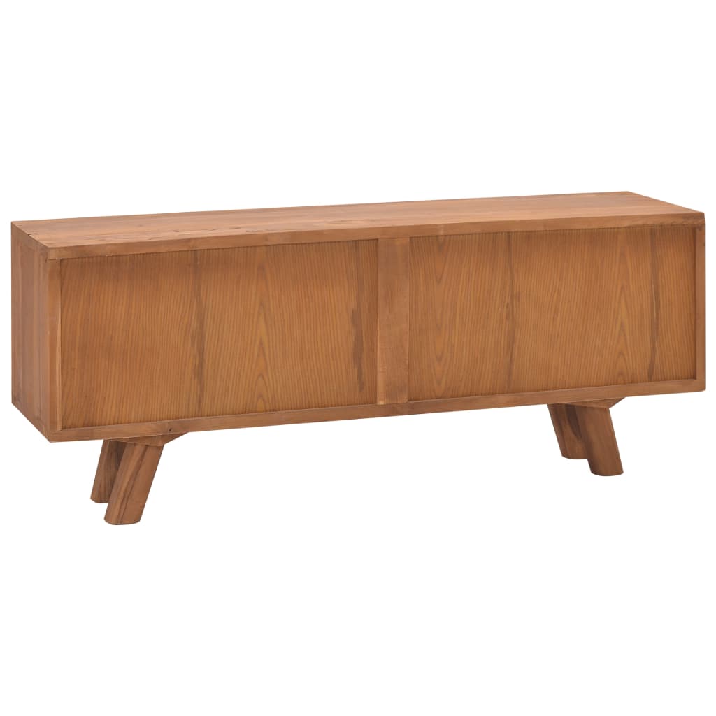 vidaXL TV Cabinet 110x30x45 cm Solid Teak Wood