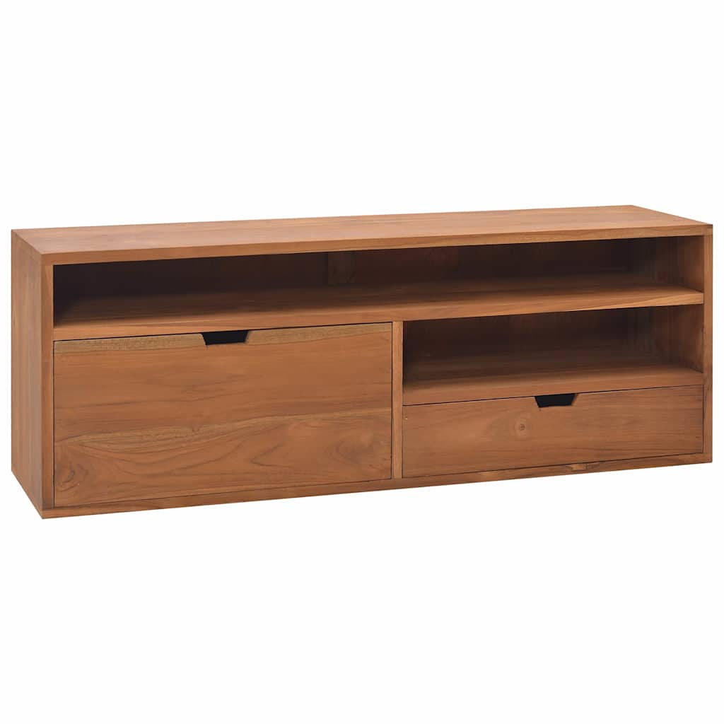 326119 vidaXL TV Cabinet 110x30x40 cm Solid Teak Wood