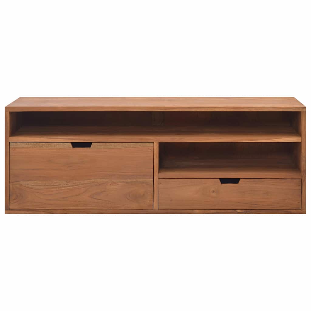 326119 vidaXL TV Cabinet 110x30x40 cm Solid Teak Wood