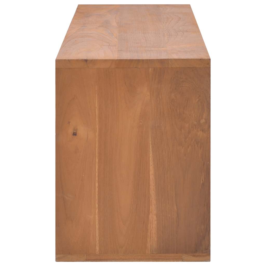 326119 vidaXL TV Cabinet 110x30x40 cm Solid Teak Wood