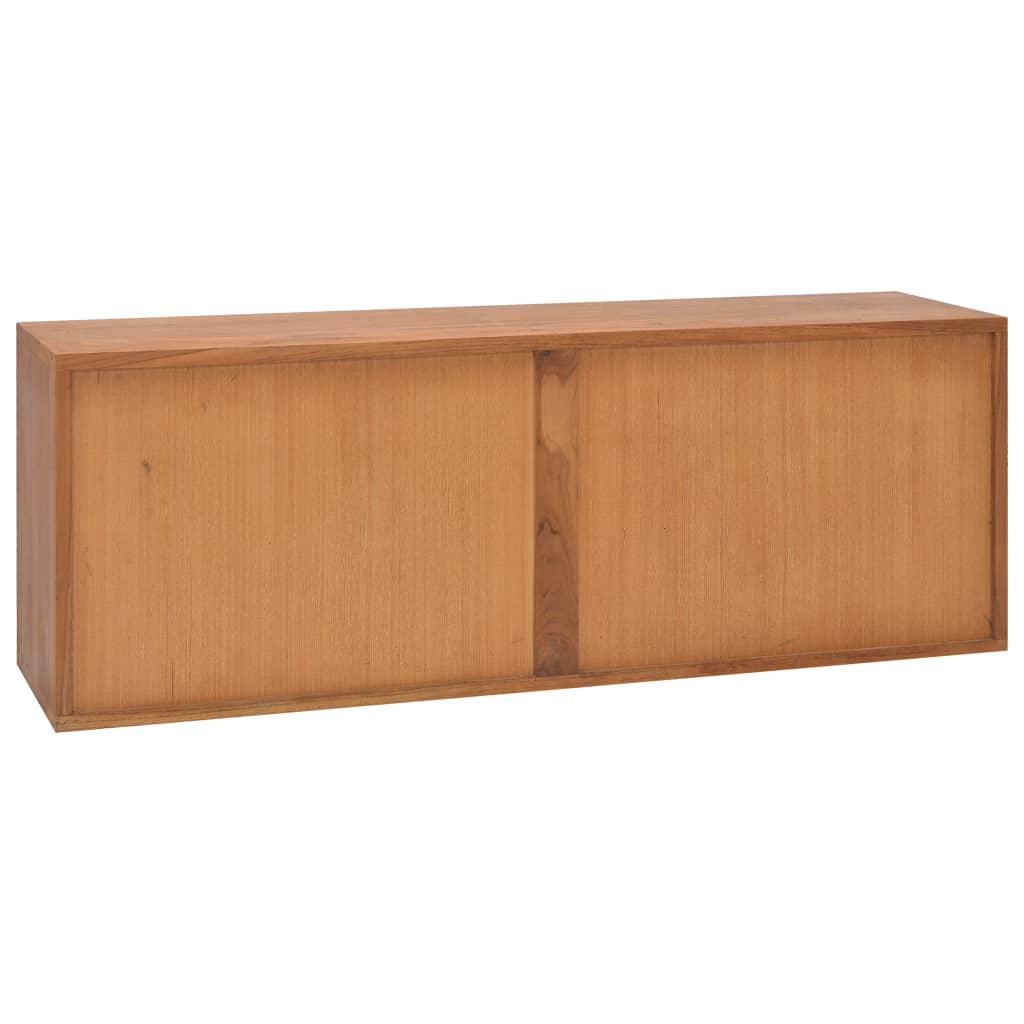 326119 vidaXL TV Cabinet 110x30x40 cm Solid Teak Wood