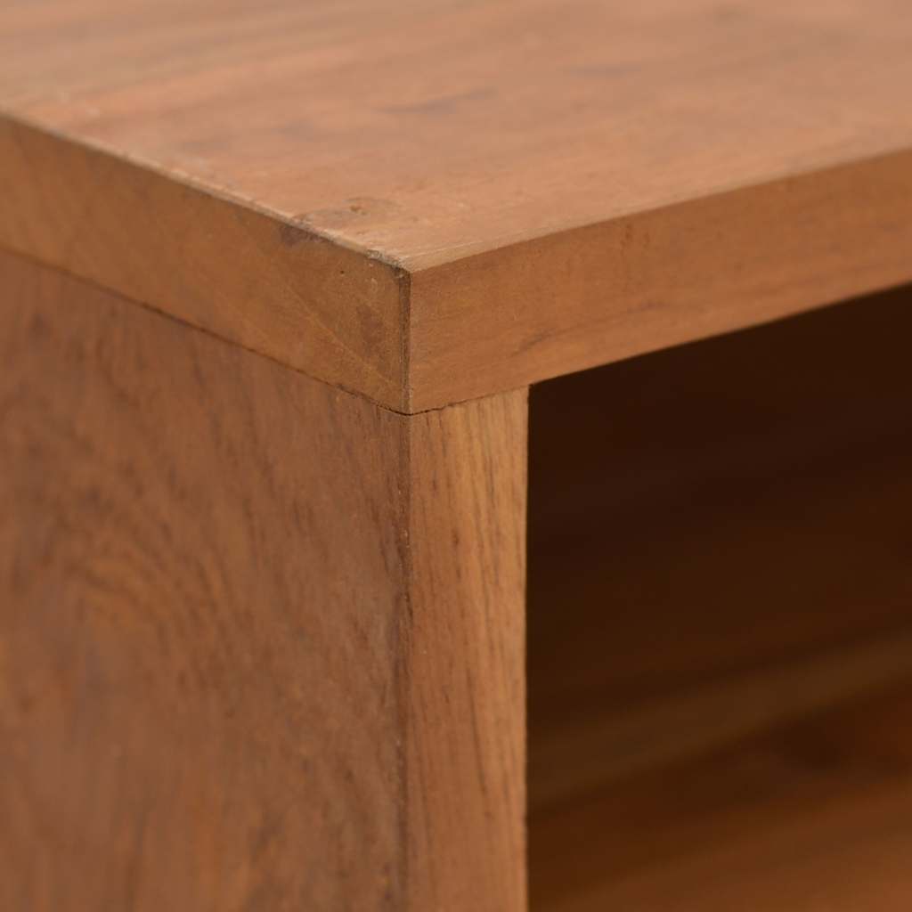 326119 vidaXL TV Cabinet 110x30x40 cm Solid Teak Wood
