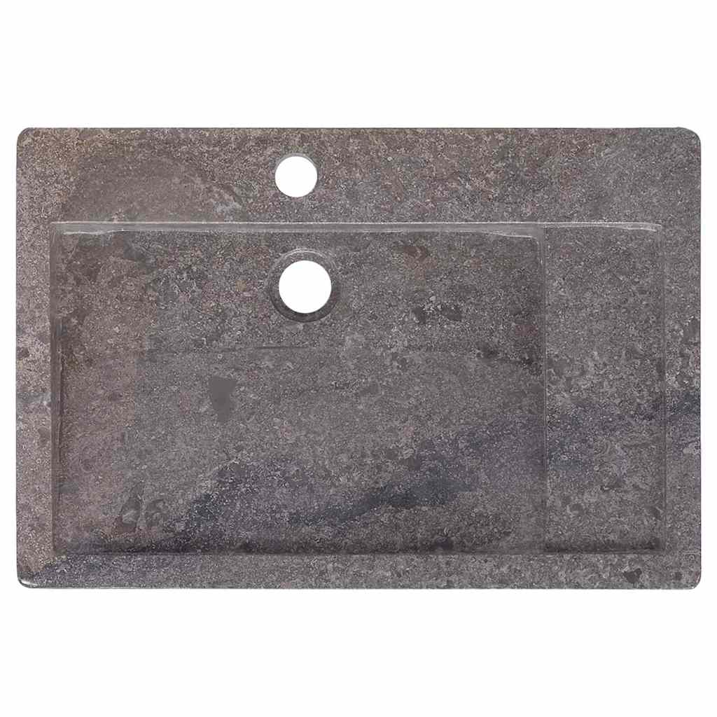 149161 vidaXL Sink Grey 58x39x10 cm Marble
