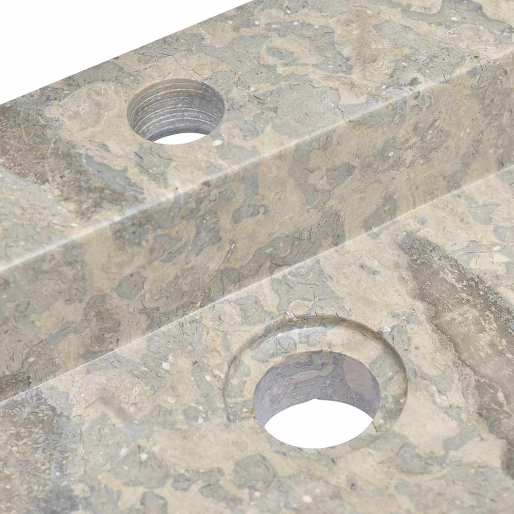 149161 vidaXL Sink Grey 58x39x10 cm Marble