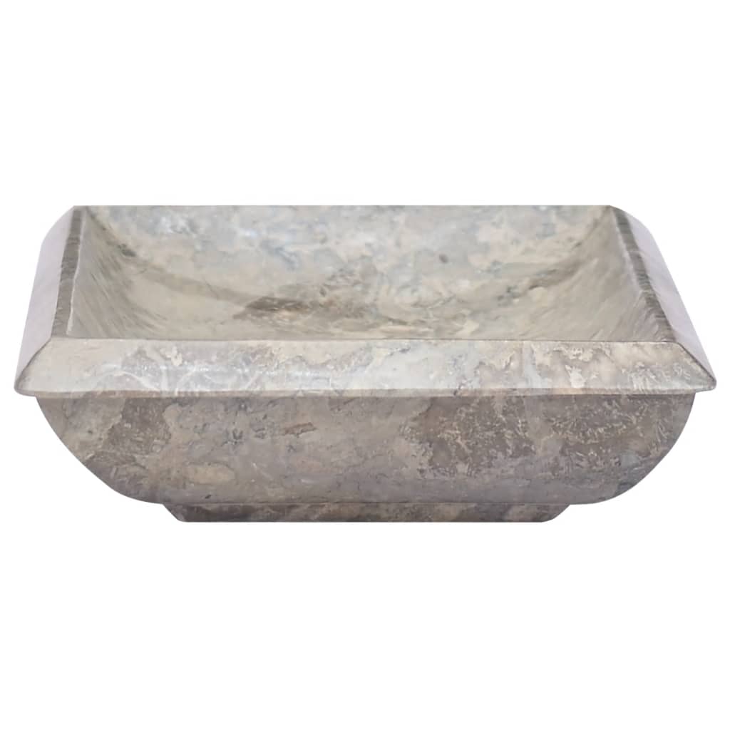 vidaXL Sink Grey 50x35x10 cm Marble