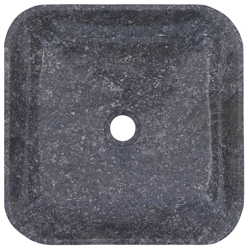 vidaXL Sink Grey 40x40x10 cm Marble