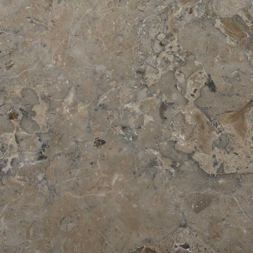 Table Top Grey Ø40x2.5 cm Marble