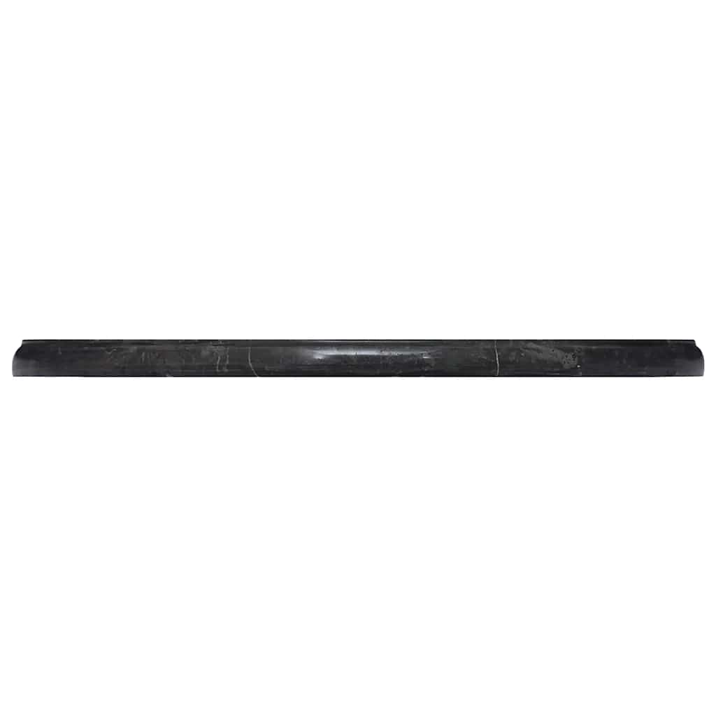 Table Top Black Ø50x2.5 cm Marble