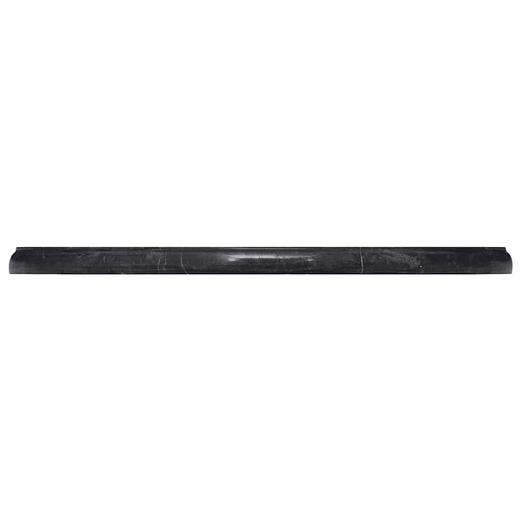Table Top Black Ø50x2.5 cm Marble