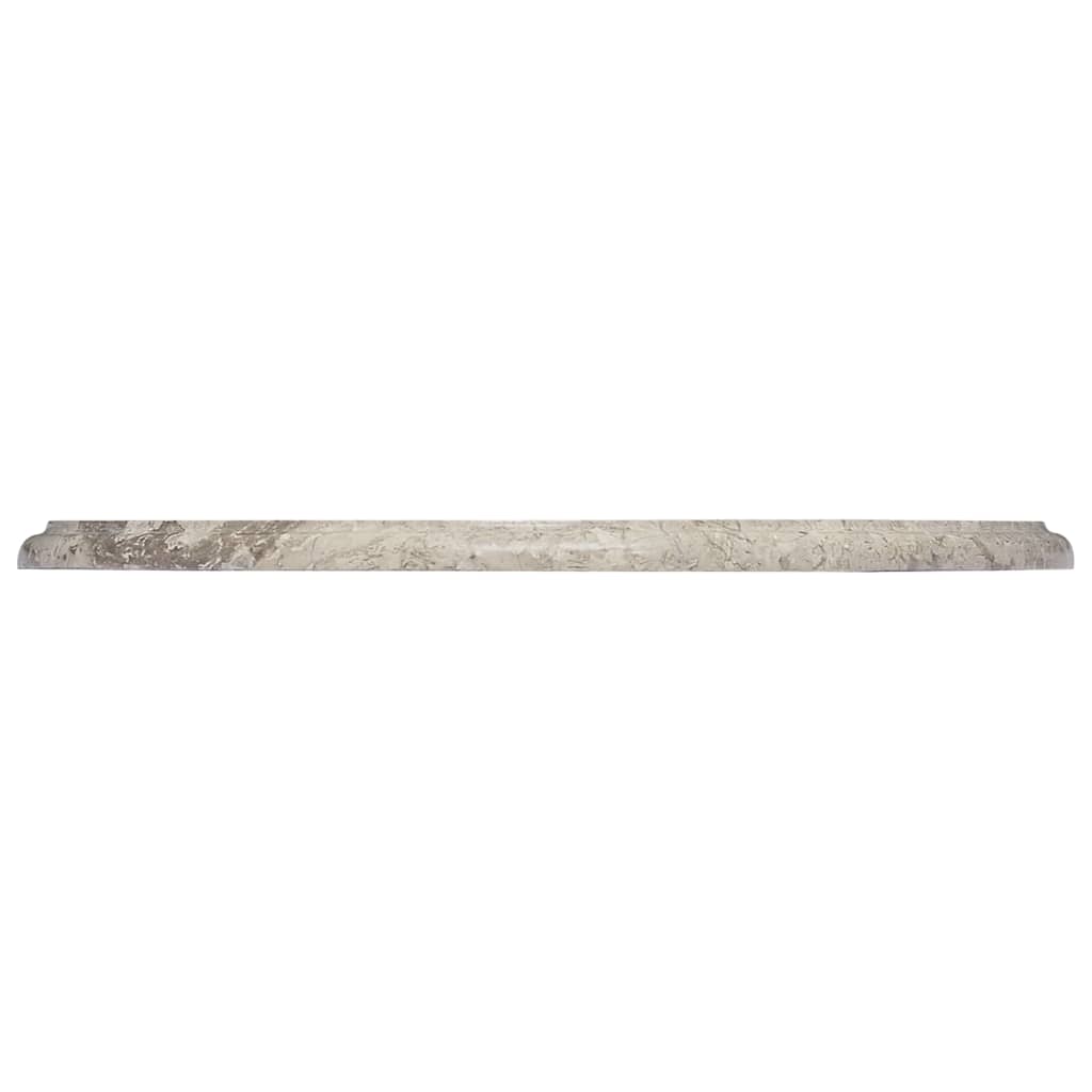 149194 vidaXL Table Top Grey Ø50x2,5 cm Marble