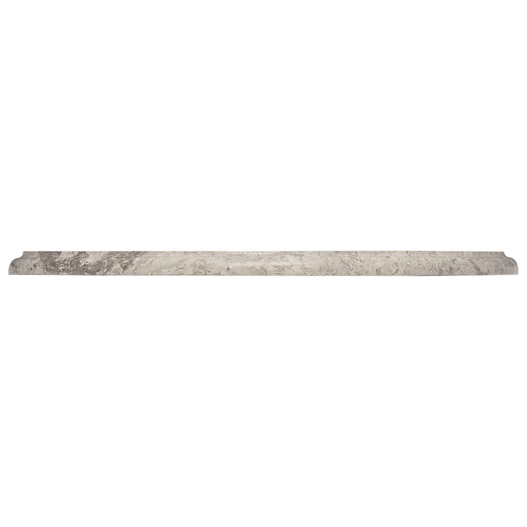 Table Top Grey Ø50x2.5 cm Marble