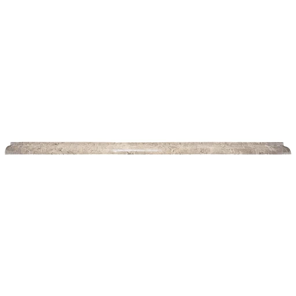 Table Top Grey Ø60x2.5 cm Marble