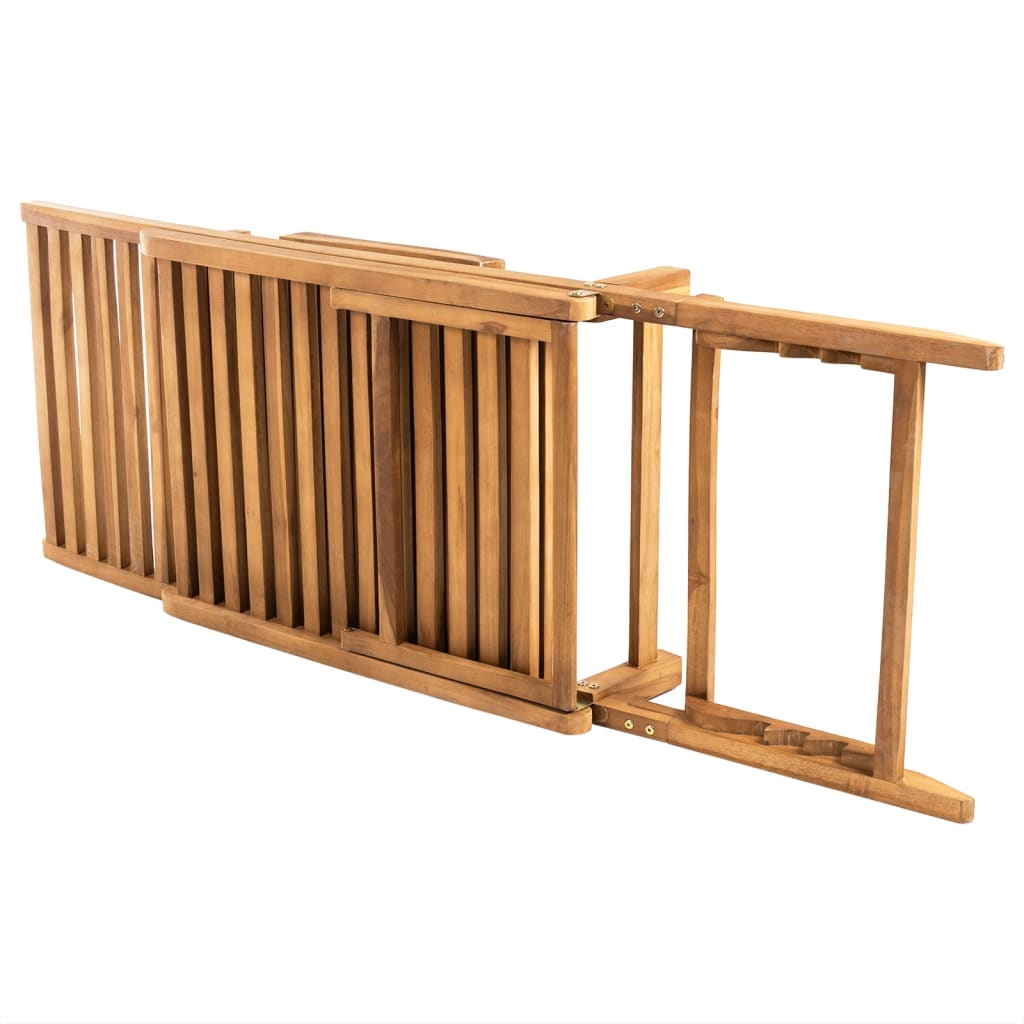 Sun Lounger | Teak | Teak Wood | Large |  Foldable  | Sun Lounger