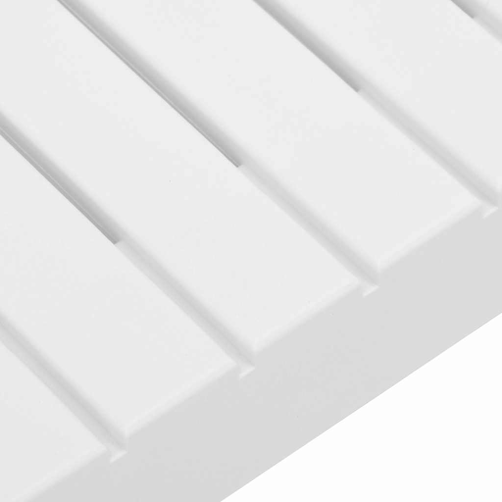 315850 vidaXL Garden Lounge Table Plastic White