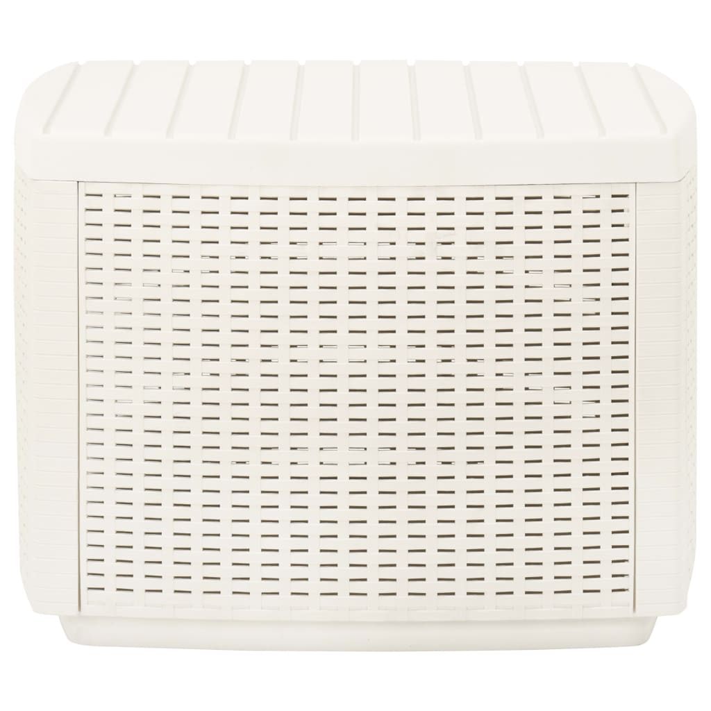 315856 vidaXL Garden Table White 53x53x40 cm Plastic